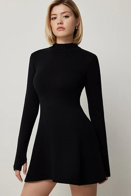 Ardene MOVE Turtleneck Active Dress in Black | Size | Polyester/Nylon/Viscose | Eco-Conscious