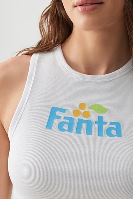 Ardene Fanta Baby Tank in White | Size | Cotton/Elastane