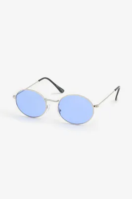 Ardene Round Sunglasses in Silver