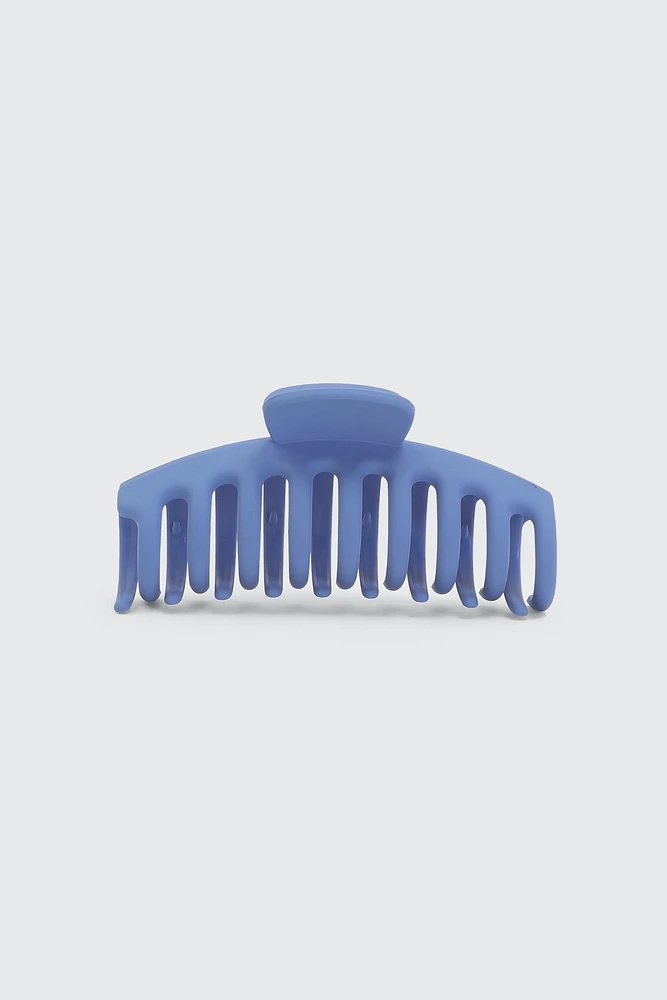 Ardene Large Hair Claw in Medium Blue | Eco-Conscious
