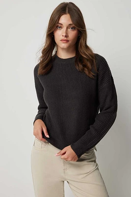 Ardene Basic Crew Neck Sweater in | Size | Eco-Conscious | 100% Recycled