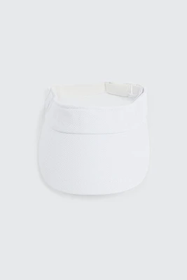 Ardene Sport Visor in White | Polyester/Cotton