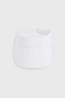 Ardene Sport Visor in White | Polyester/Cotton