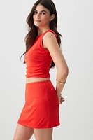 Ardene Mesh Mini Skirt in | Size | Polyester/Spandex
