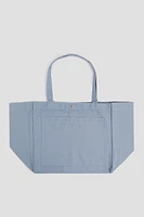Ardene Large Canvas Tote Bag in Medium Blue | Polyester | Eco-Conscious