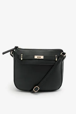 Ardene Square Crossbody Bag in | Faux Leather/Polyester