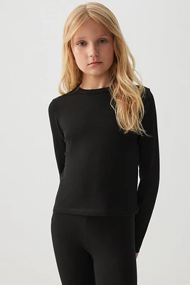 Ardene Kids Long Sleeve T-Shirt in | Size | Cotton/Elastane | Eco-Conscious