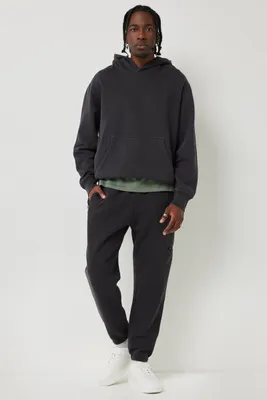 Ardene Man Solid Fleece Sweatpants For Men in | Size | 100% Cotton | Fleece-Lined