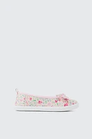 Ardene Kids Printed Slip On Sneakers in Light Pink | Size | Eco-Conscious