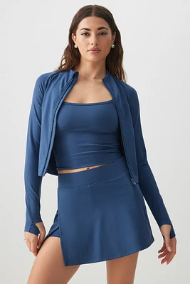 Ardene Sports Skirt in Dark Blue | Size | Nylon/Elastane