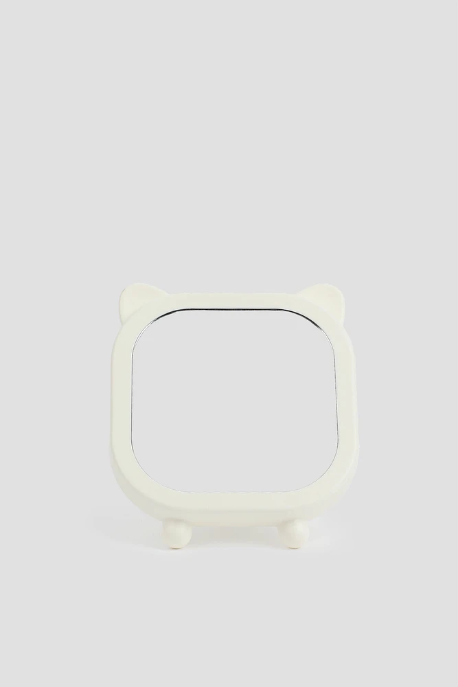 Ardene Cat Frame Mirror in White