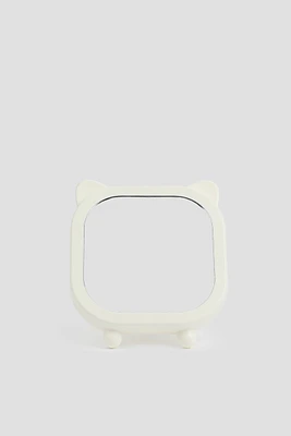 Ardene Cat Frame Mirror in White