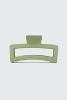 Ardene XL Cutout Hair Claw in Sage