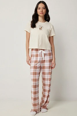 Ardene Flared PJ Pants in | Size | Polyester/Elastane | Eco-Conscious