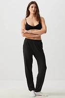 Ardene Super Soft PJ Joggers in Black | Size | Polyester/Spandex | Eco-Conscious