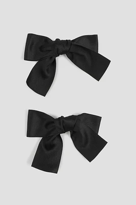 Ardene 2-Pack Hair Bow Clips in