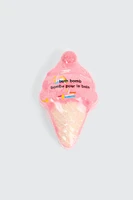 Ardene Ice Cream Cone Bath Bomb in Light Pink