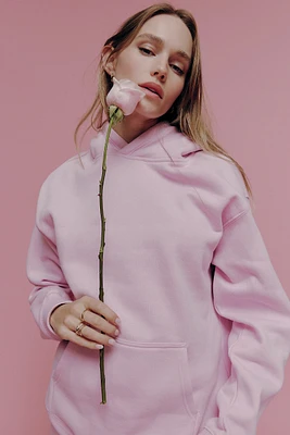 Ardene MADESOFT Fleece Hoodie in Petal Pink | Size | Polyester/Cotton | Eco-Conscious