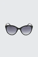 Ardene Black Cat Eye Sunglasses