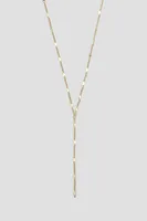 Ardene 14K Gold Plated Y Necklace with Hearts