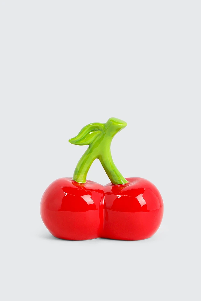Ardene Kids Cherry Coin Bank in Red