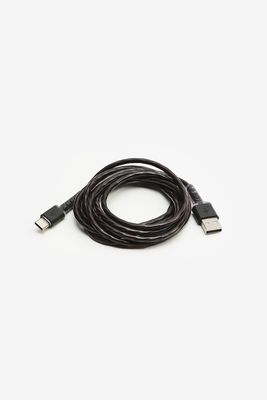 Ardene 79" USB Cable With Type C Connector in Black