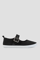 Ardene Mary Jane Sneakers in Black | Size