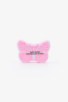 Ardene Butterfly Bath Bomb in Light Pink