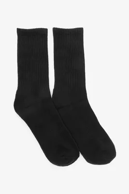 Ardene Man Terry Lined Crew Socks For Men in | Polyester/Spandex/Cotton