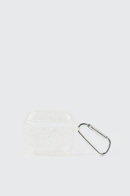 Ardene Glitter Airpods Case in Clear