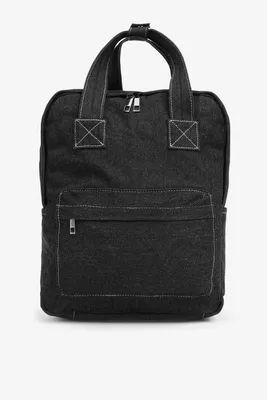 Ardene Denim Backpack in | Polyester/Cotton | Eco-Conscious
