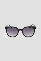 Ardene Black Round Sunglasses