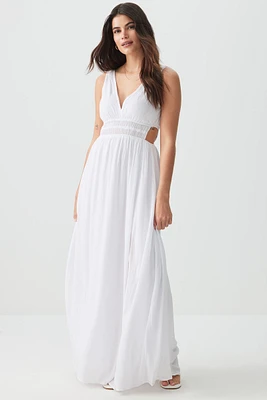 Ardene Maxi Dress with Side Cutouts in | Size | Rayon