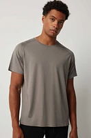 Ardene Man Short Sleeve T-Shirt For Men in Grey | Size | Polyester