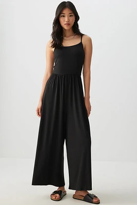 Ardene Super Soft Wide Leg Jumpsuit in | Size | Polyester/Elastane