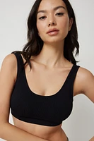 Ardene Seamless Crop Top Bralette in | Size | Nylon/Elastane | Eco-Conscious