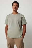 Ardene Man Solid Short Sleeve Tee For Men in | Size | 100% Cotton