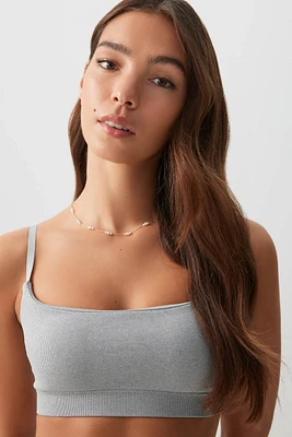 Ardene Rib Seamless Bralette in | Size | Nylon/Elastane