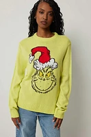 Ardene The Grinch Ugly Christmas Sweater in Light Green | Size | 100% Acrylic