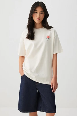 Ardene Beach Graphic T-Shirt | Size | 100% Cotton
