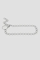 Ardene O-Ring Chain Belt in Silver