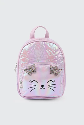 Ardene Kids Printed Backpack in | Polyester