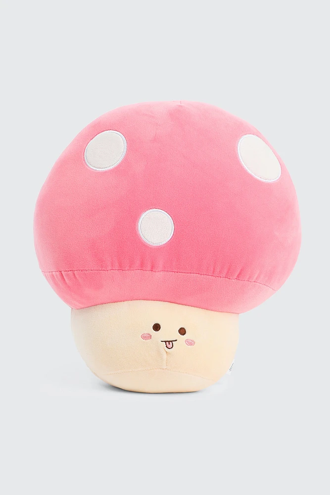 Ardene Mushroom Pillow in Light Pink | Polyester