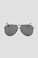 Ardene Aviator Sunglasses in Black