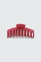 Ardene Large Hair Claw in Red | Eco-Conscious