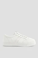 Ardene Monochromatic Tennis Shoes in | Size | Faux Leather