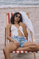 Ardene Low Rise Denim Short Shorts in Light Blue | Size | 100% Cotton