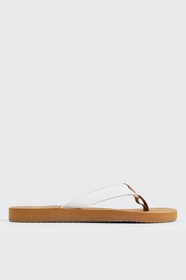Ardene Flip-Flops with Embossed Sole Sandals in | Size