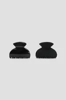 Ardene -Pack Recycled Hair Claws in Black | Eco-Conscious