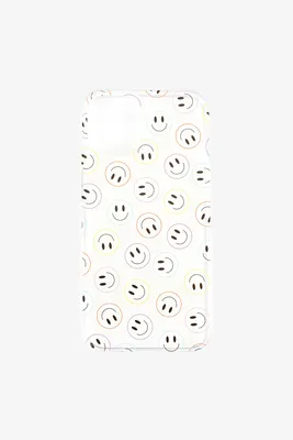 Ardene Colorful Smiley Face iPhone 13 Case in Clear